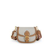 Adeline Crossbody Gray / Apricot