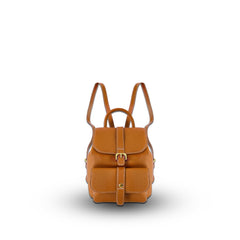 Azalea Knapsack with Buckle Tan