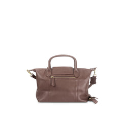 Astrid 2-Way Handbag with Shoulder Strap Choco Brown