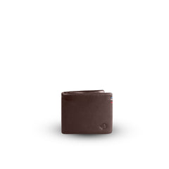 BOROUGH RFID Short Wallet Brown with Tri-Color Band