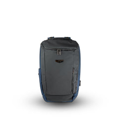 Hampton Backpack with Top Zipper Compartment (Navy Blue)