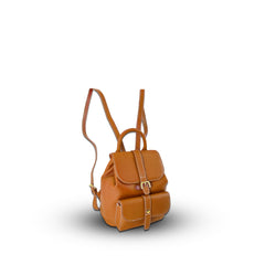 Azalea Knapsack with Buckle Tan