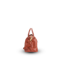Astrid 2-Way Handbag with Shoulder Strap Rust
