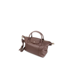 Astrid 2-Way Handbag with Shoulder Strap Choco Brown