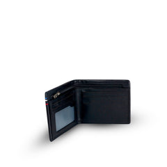 BOROUGH RFID Short Wallet Black with Tri-Color Band