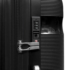 BADEN Thick Grove Hard Case Luggage (Black)
