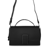 Olive Baguette with Snap Lock Black