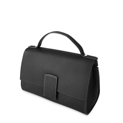 Olive Baguette with Snap Lock Black