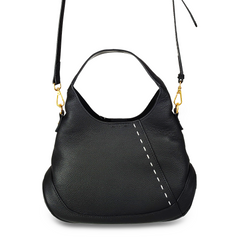 Zaydee Hobo with Deco Stitch Black