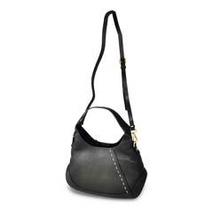 Zaydee Hobo with Deco Stitch Black