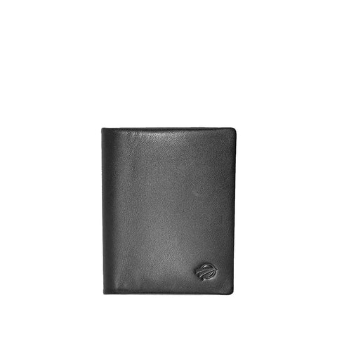 Harper 9 Slots Vertical RFID Wallet Black