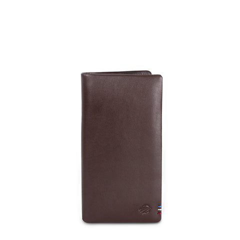 BOROUGH RFID Long Wallet Brown with Tri-Color Band