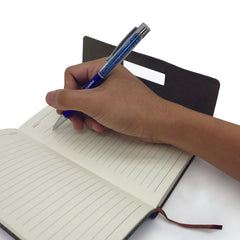 Amity Diary with Sparkle Pen Blue