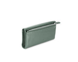 Kamila RFID Long Wallet Leaf Snap Holder Army Green