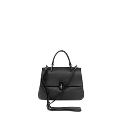 Amora Handbag w/ Twist Lock Black