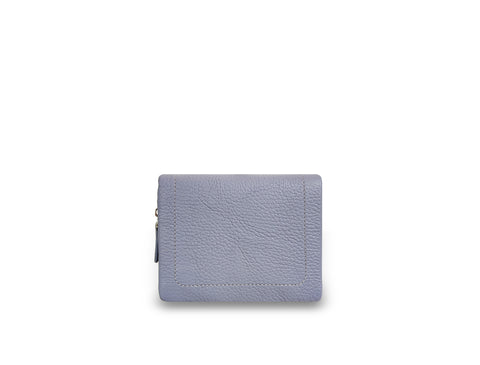 Kaliny Short Wallet w/ All Around Stitch Dark Lilac