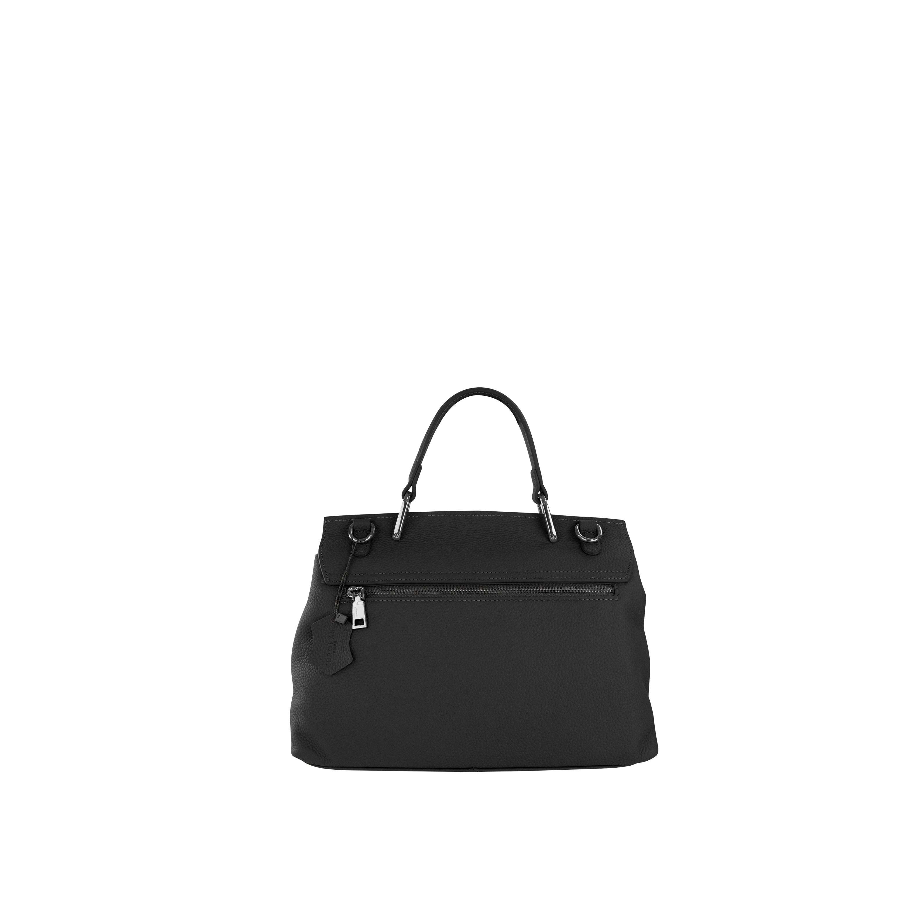 Amora Handbag w/ Twist Lock Black
