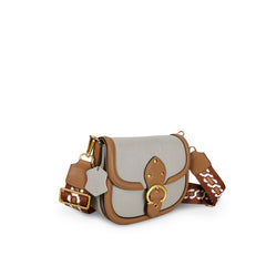 Adeline Crossbody Gray / Apricot