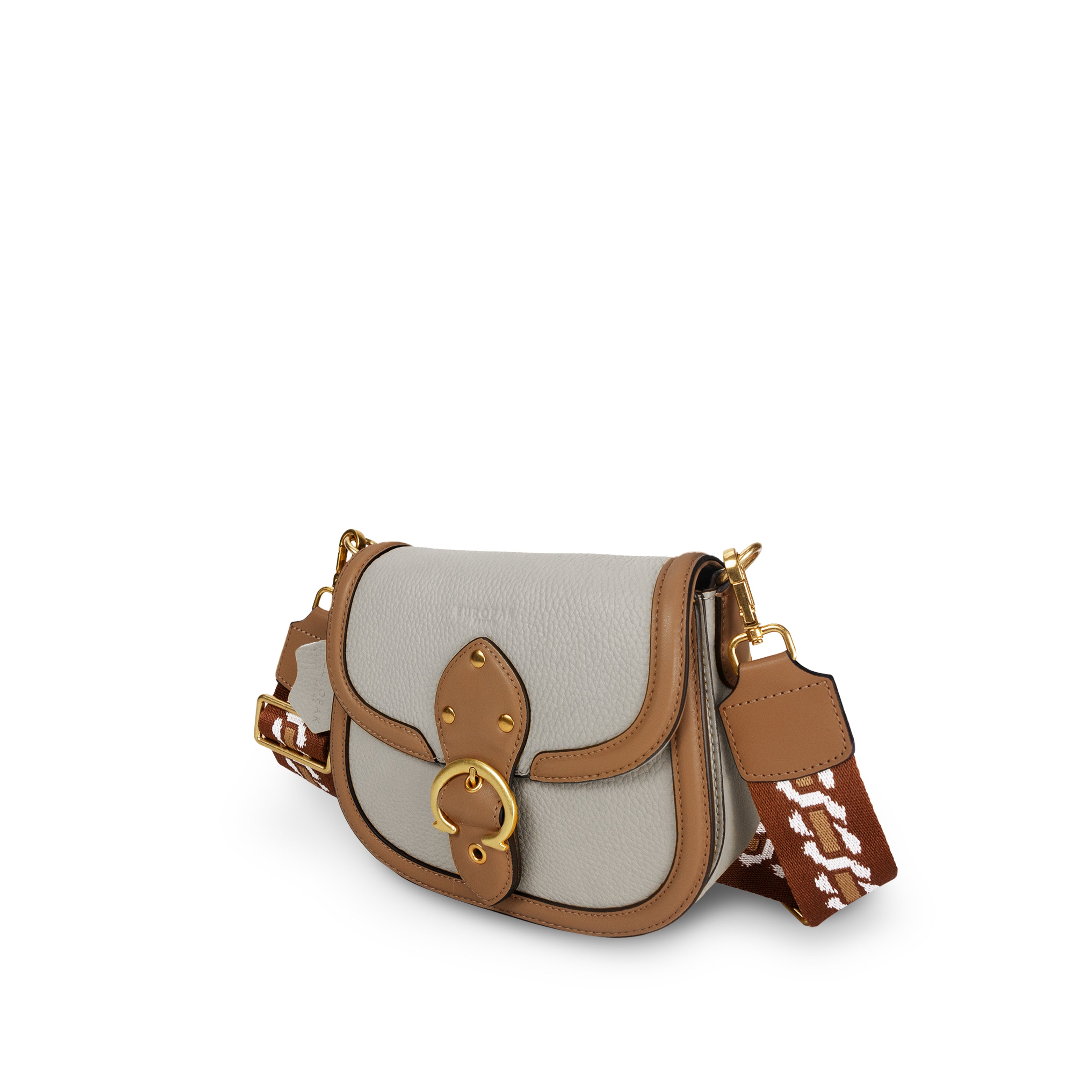 Adeline Crossbody Gray / Apricot