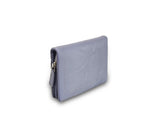 Kaliny Short Wallet w/ All Around Stitch Dark Lilac