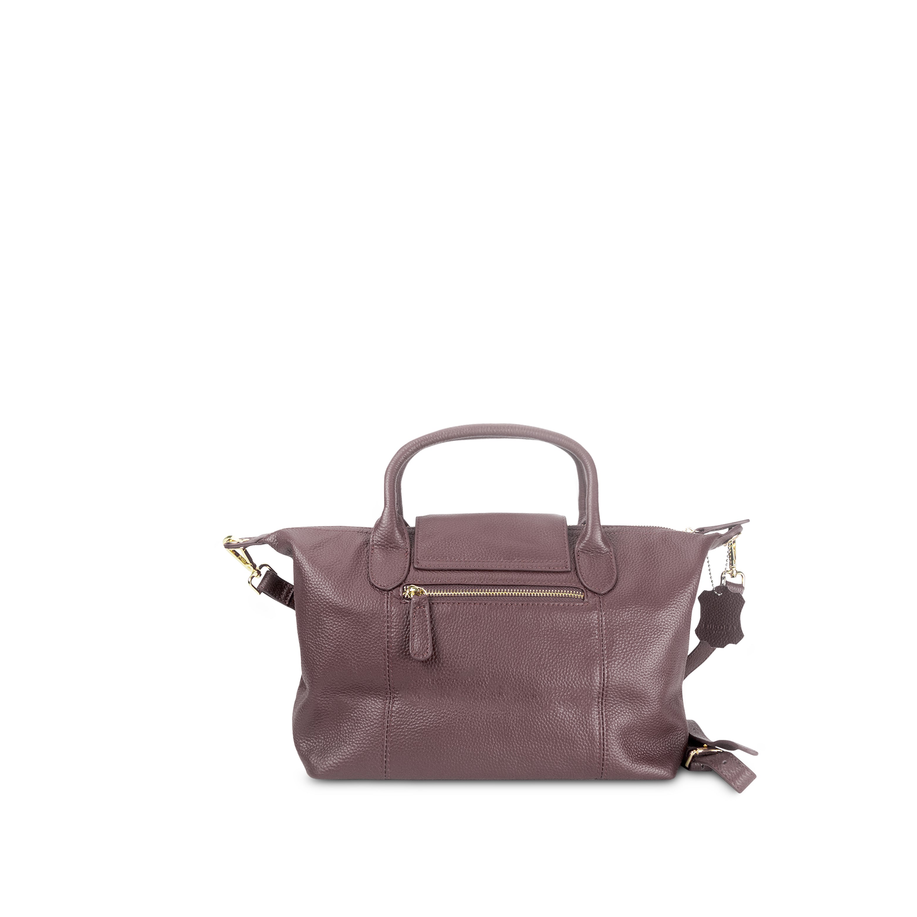 Astrid 2-Way Handbag with Shoulder Strap Purple Taro