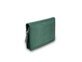 Kaliny Short Wallet w/ All Around Stitch Dark Green