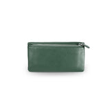 Kamila RFID Long Wallet Leaf Snap Holder Army Green