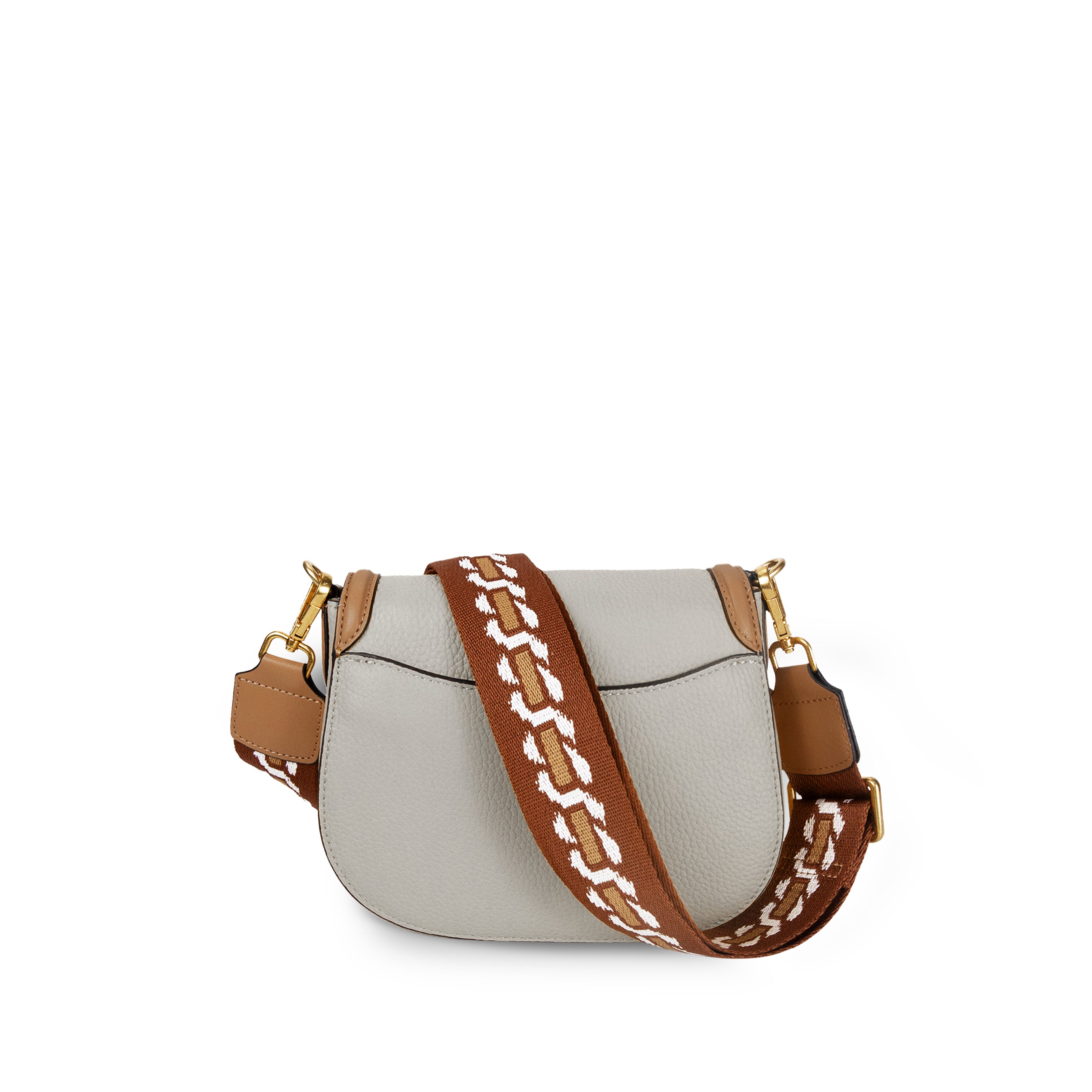 Adeline Crossbody Gray / Apricot