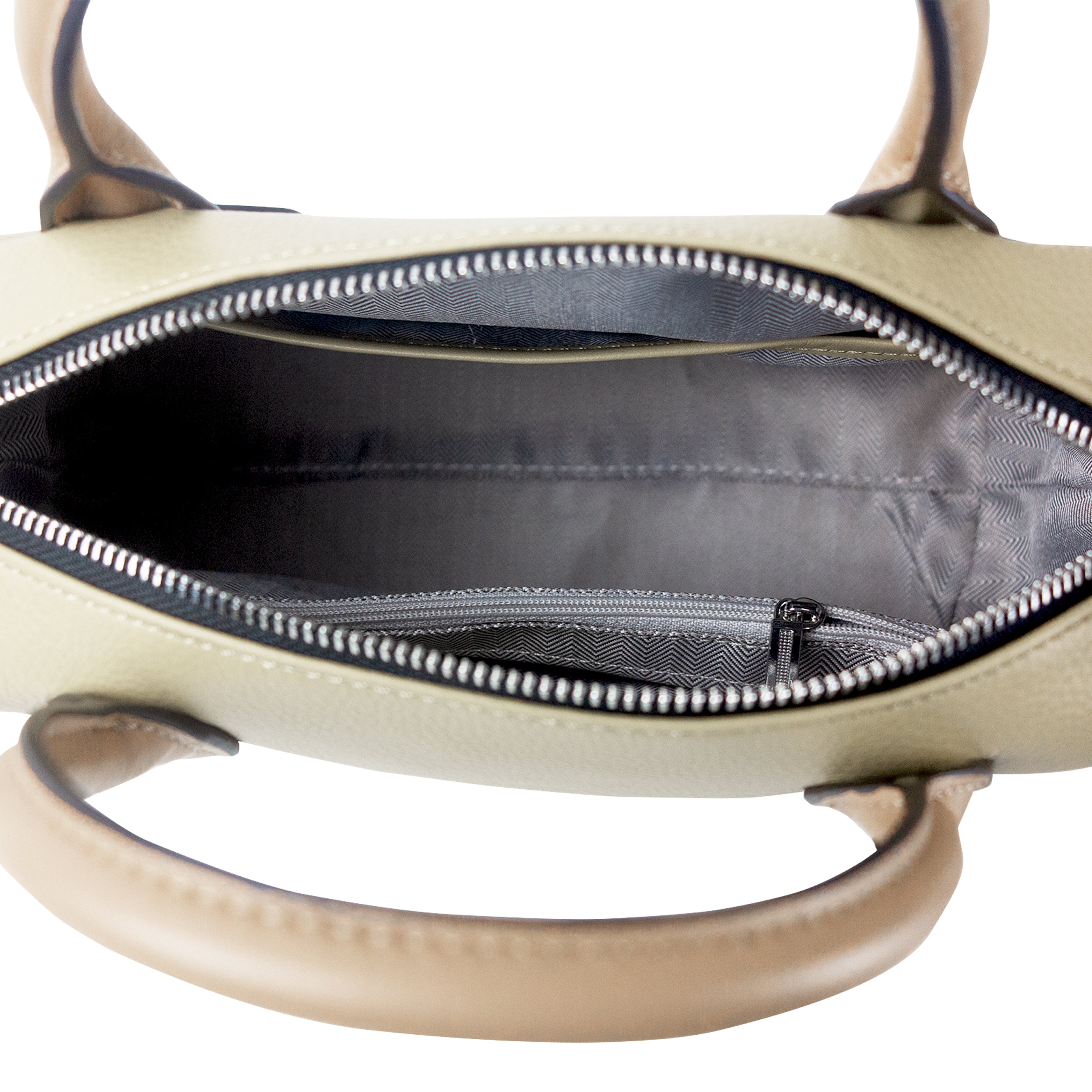 Allegra 2-way Handbag Cream / Khaki