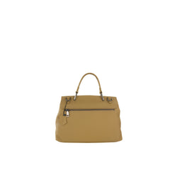 Amora Handbag w/ Twist Lock Camel
