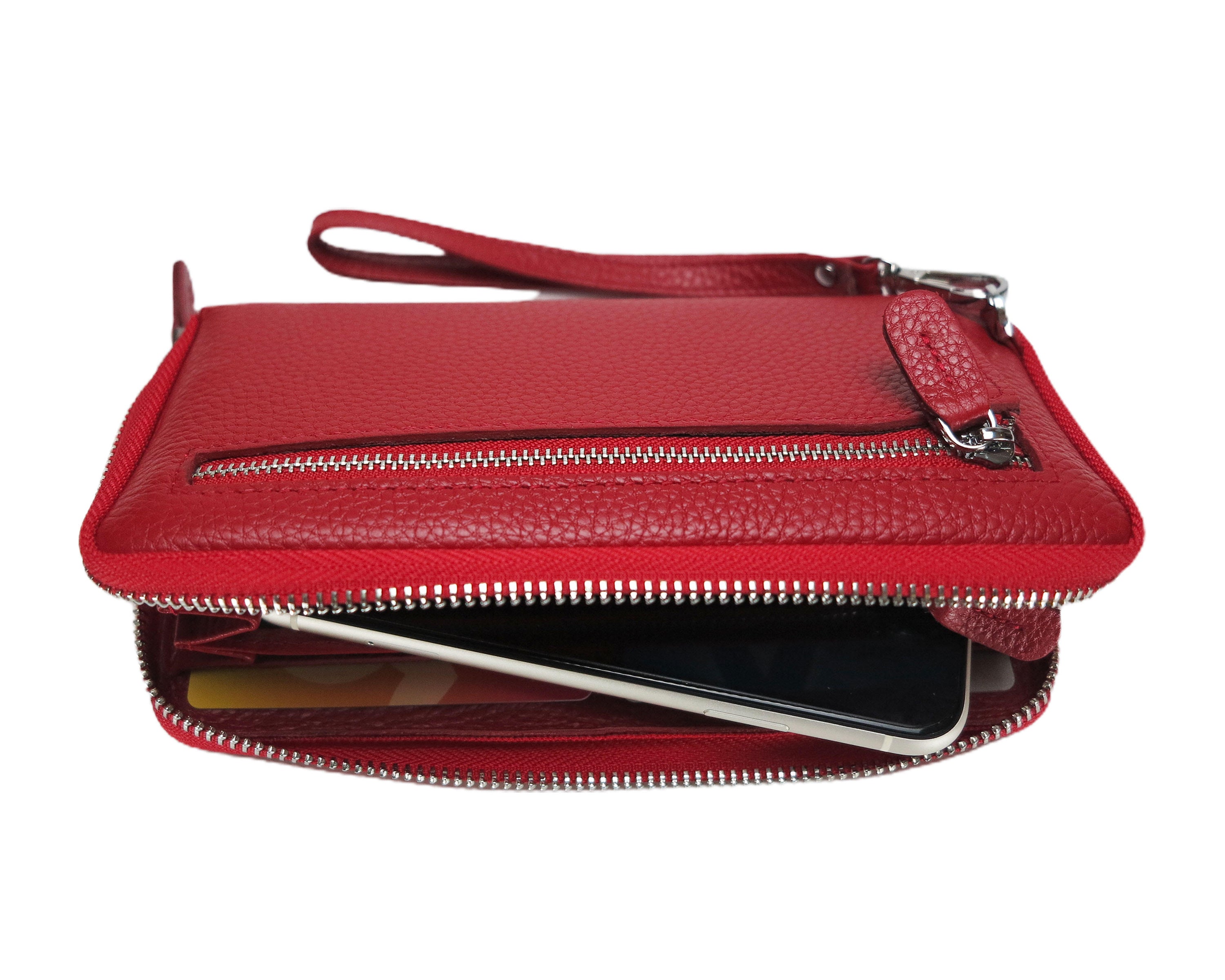 Kim Long Wristlet Zip Wallet