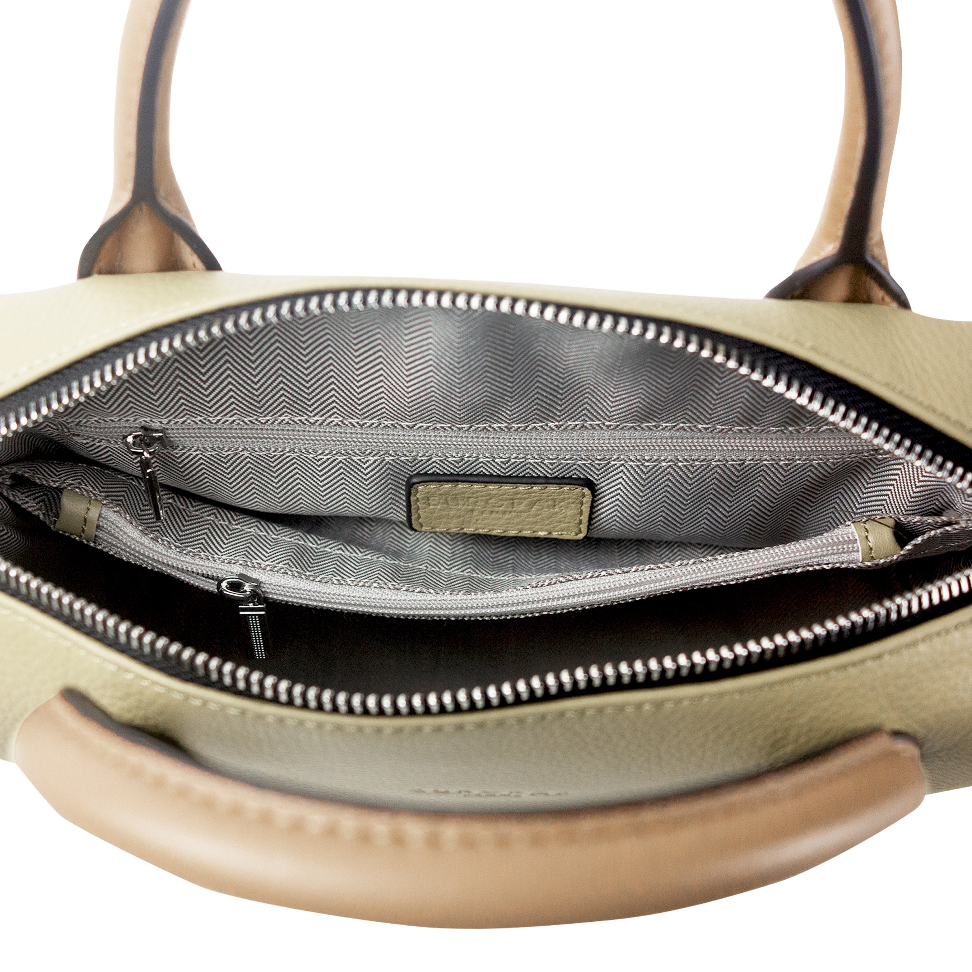 Allegra 2-way Handbag Cream / Khaki