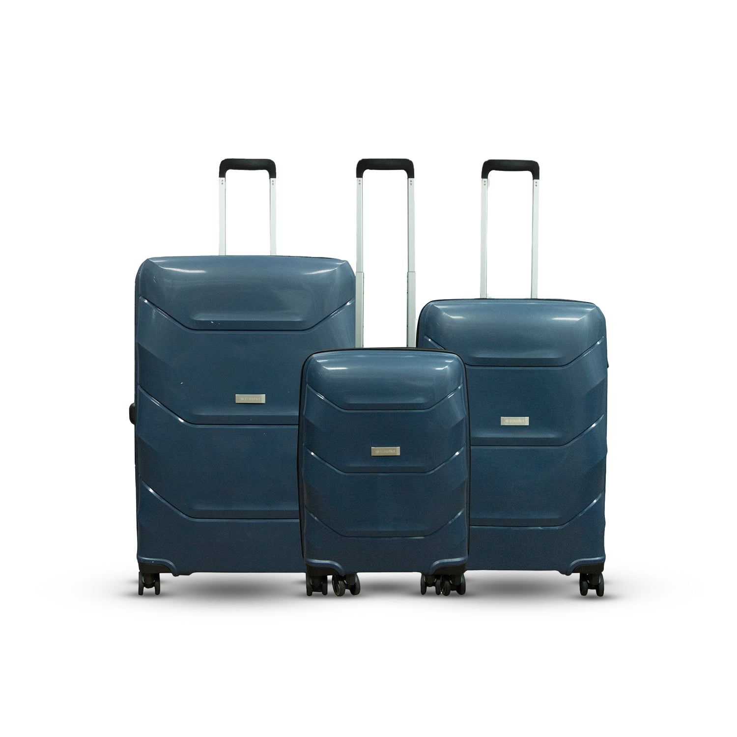 Bexhill Triple Arc PP Luggage (Navy Blue)