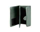 Kamila RFID Long Wallet Leaf Snap Holder Army Green