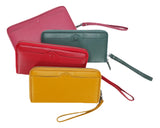 Kim Long Wristlet Zip Wallet