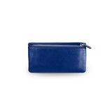 Kamila RFID Long Wallet Leaf Snap Holder Navy Blue