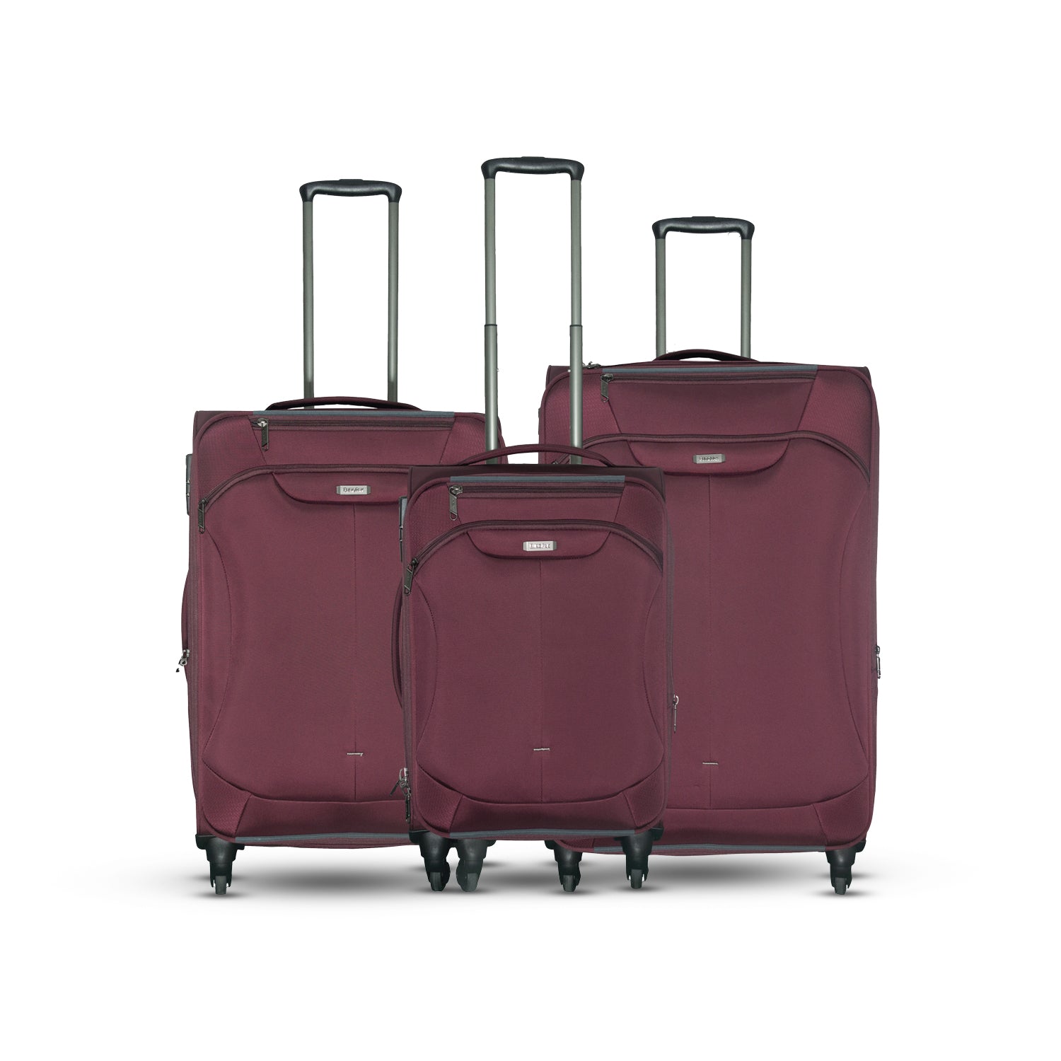 Troy 19", 24" and 28" (Burgundy) Soft Case Luggage Light Series