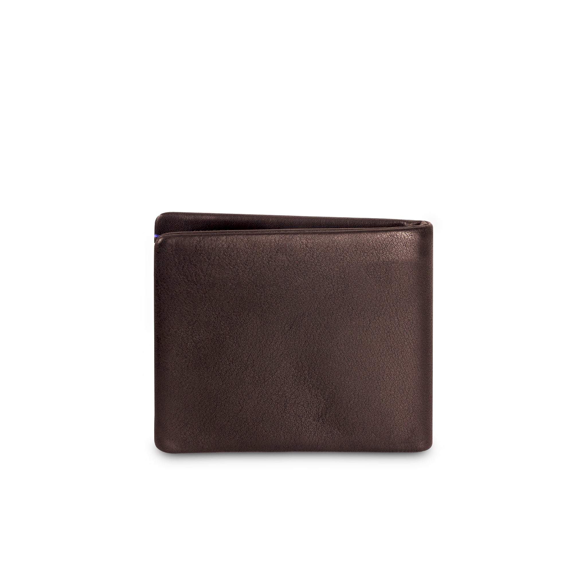 BOROUGH RFID Short Wallet Brown with Tri-Color Band