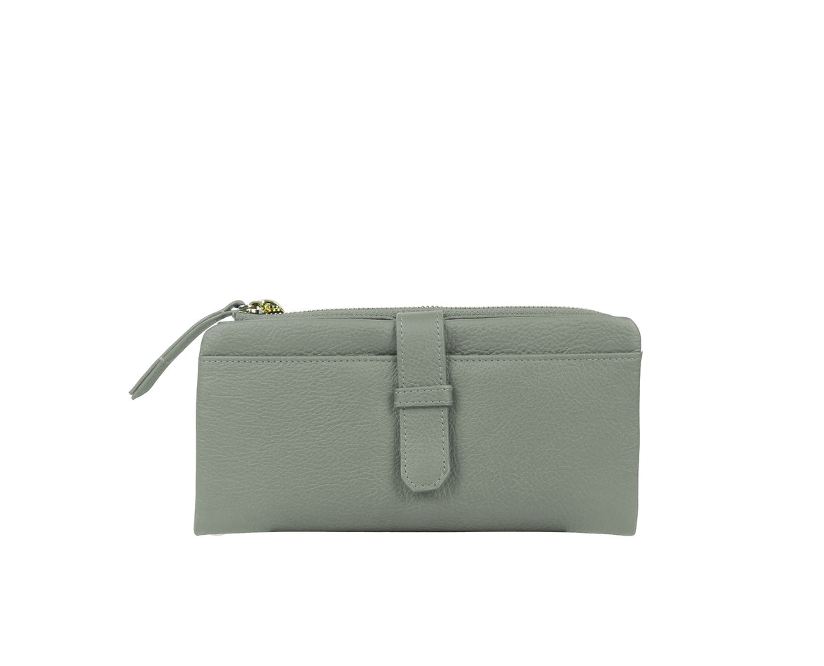 Annika Long Wallet w/ Zip Top and Wristlet