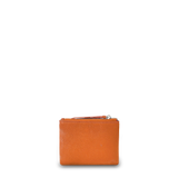 Karen Short Wallet w/ Buttoned Pocket Rust