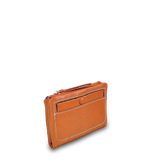 Karen Short Wallet w/ Buttoned Pocket Rust