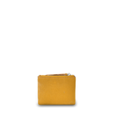 Karen Short Wallet w/ Buttoned Pocket Yellow