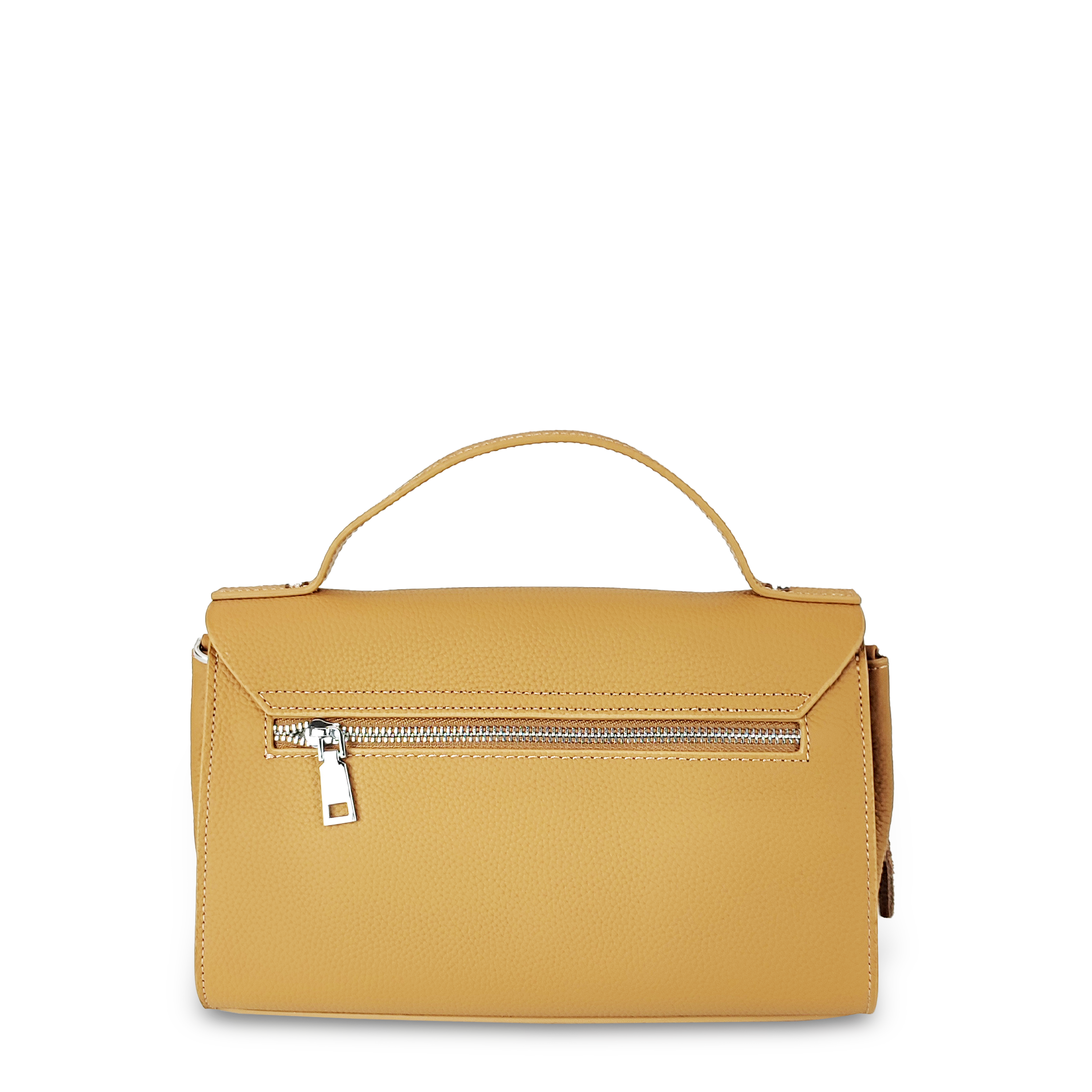 Olive Baguette with Snap Lock Camel