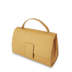 Olive Baguette with Snap Lock Camel