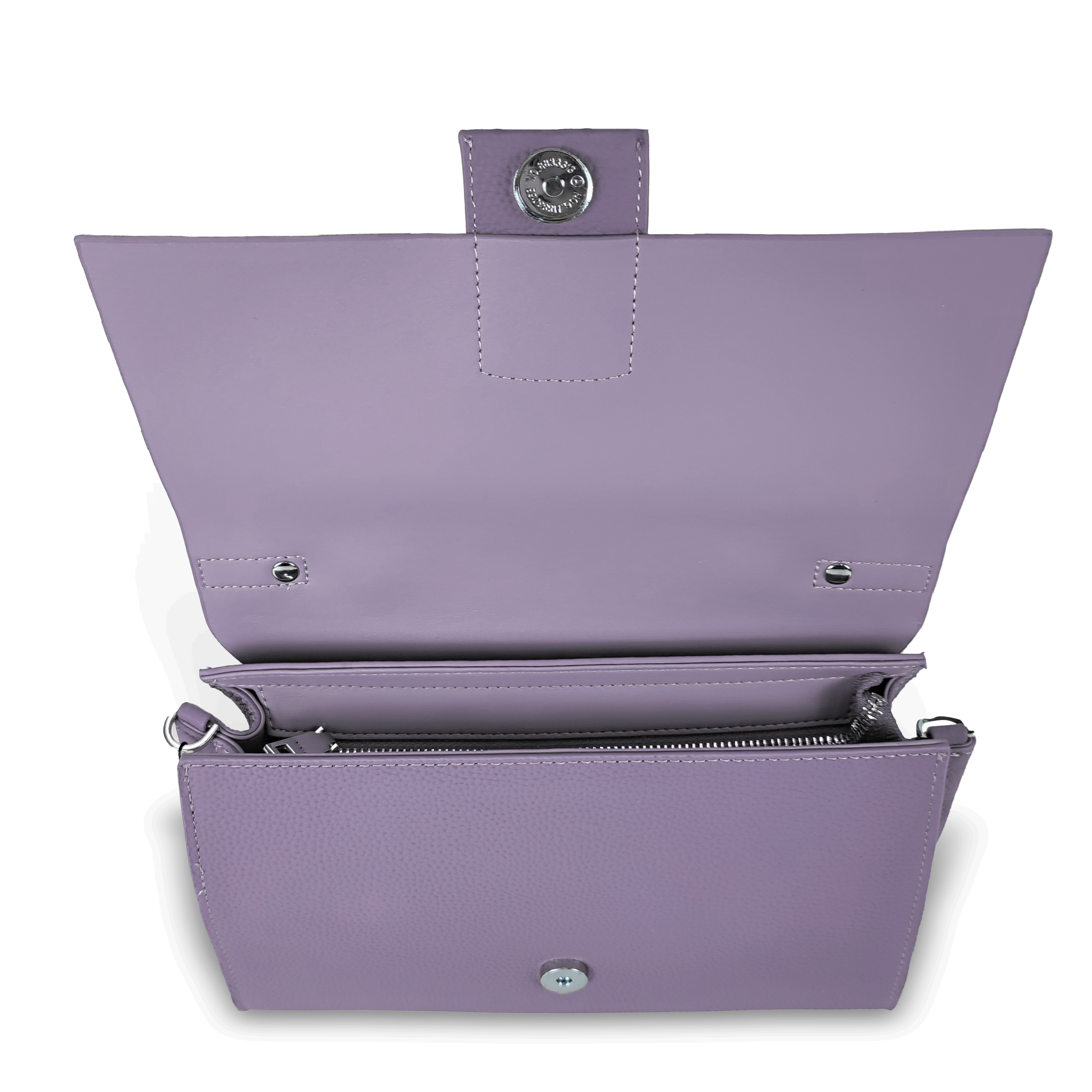 Olive Baguette with Snap Lock Lilac