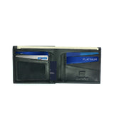 Granville 12 Slots Horizontal RFID Wallet Black