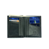 Granville 12 Slots Vertical RFID Wallet Black