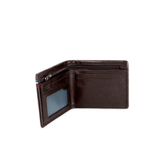 BOROUGH RFID Short Wallet Brown with Tri-Color Band
