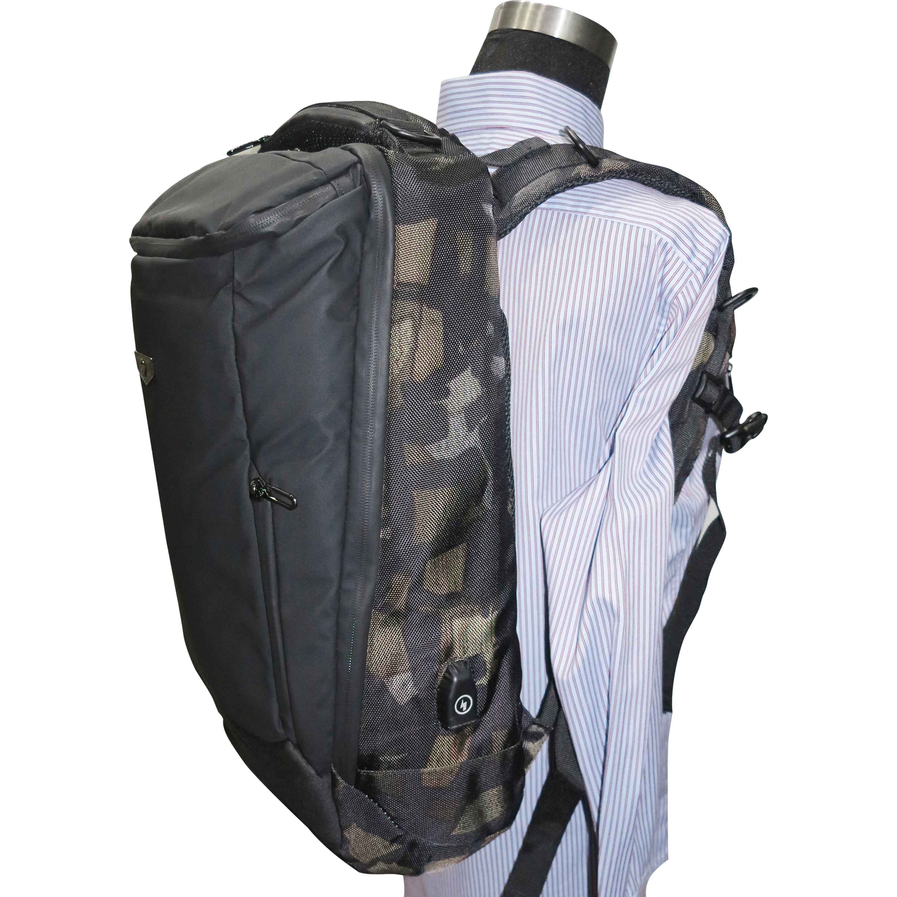 Hampton Backpack with Top Zipper Compartment (Comouflage)