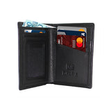 Harper 9 Slots Vertical RFID Wallet Black
